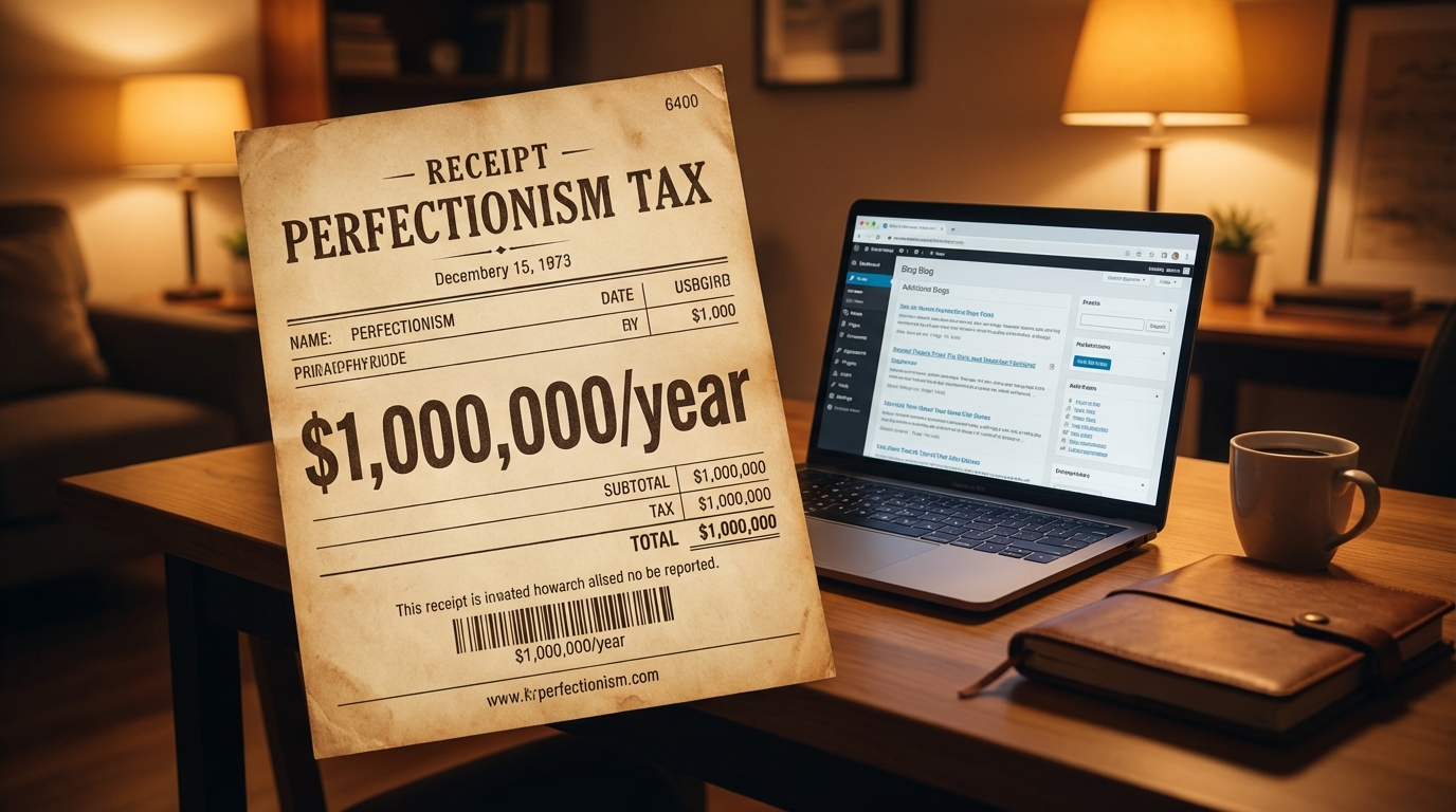 The Perfectionism Tax: How Coaching Perfectionism Costs You $40K/Year