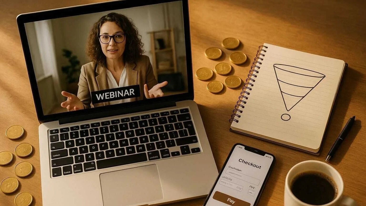 Featured image for article: The Evergreen Funnel Blueprint: How a $5 Class Builds $900/Month Coaching Clients by Jeremiah Krakowski